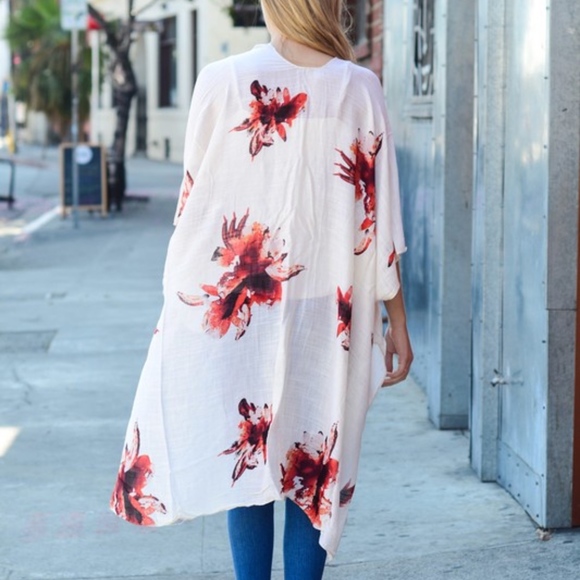 Boho Kimono - BLACK - Picture 5 of 5